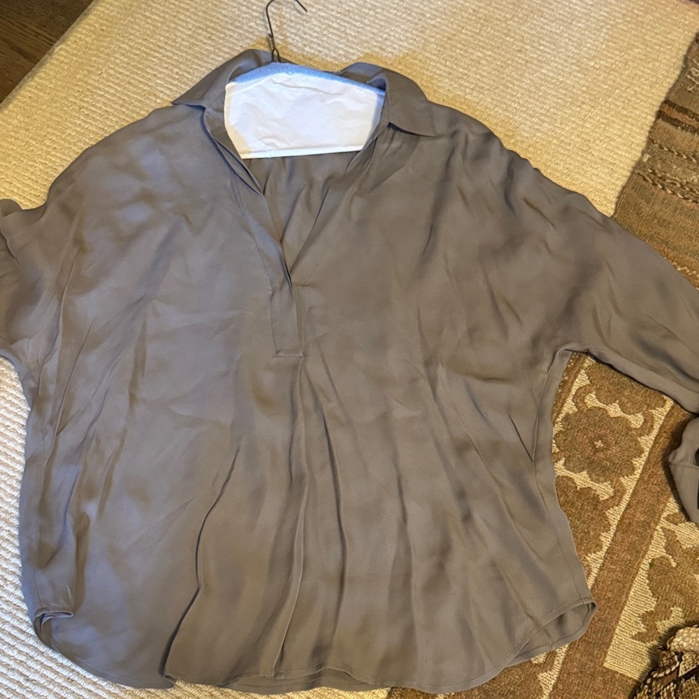 Vince Gray Button Down Shirt